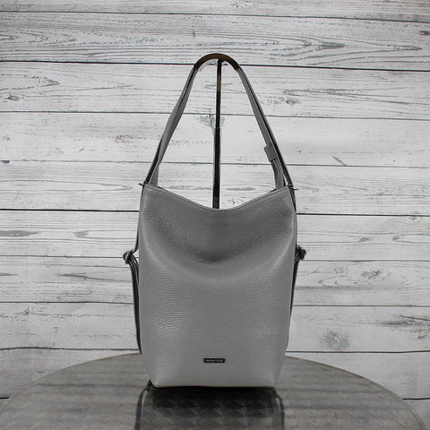 Convertible Hobo Backpack (Dove Grey)